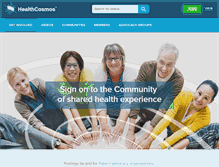 Tablet Screenshot of healthcosmos.com